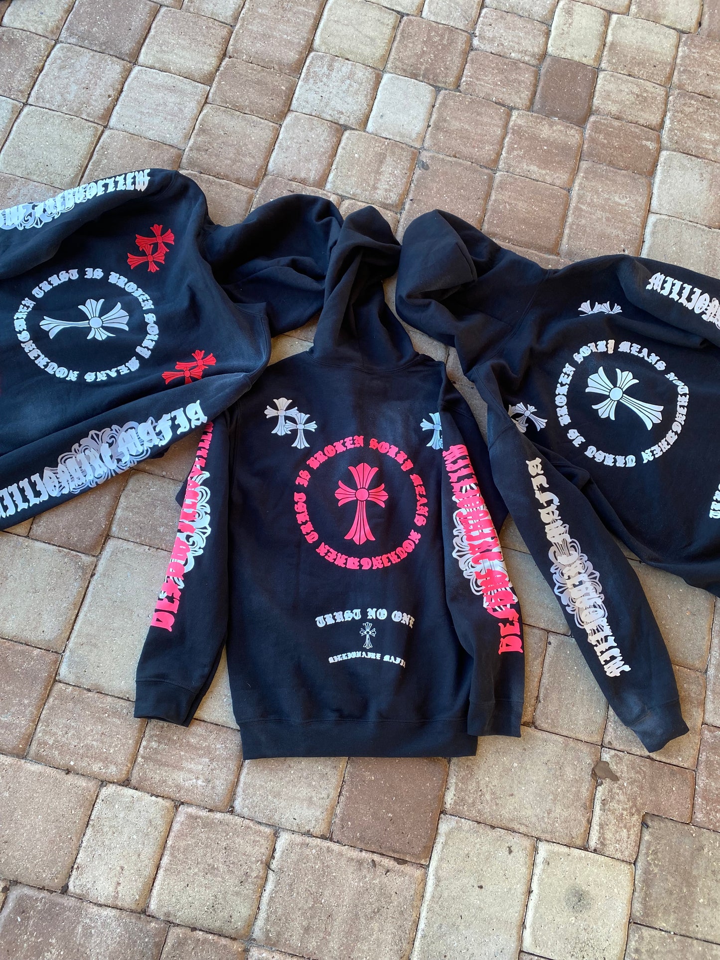 [MM] TrustNo1 Washed Zipup Hoodies