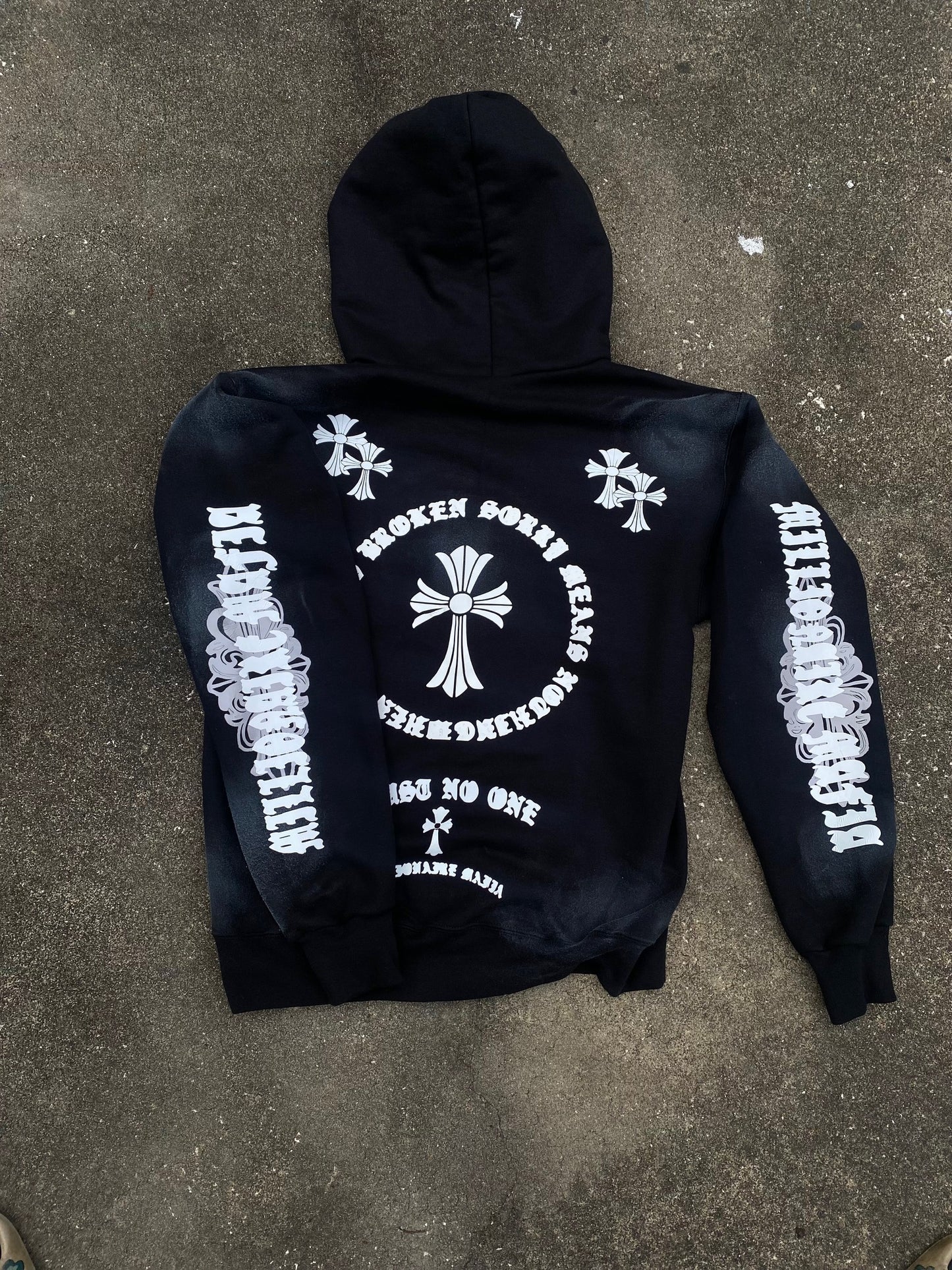 [MM] TrustNo1 Washed Zipup Hoodies