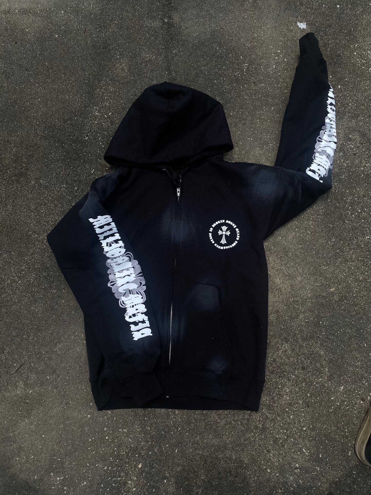 [MM] TrustNo1 Washed Zipup Hoodies